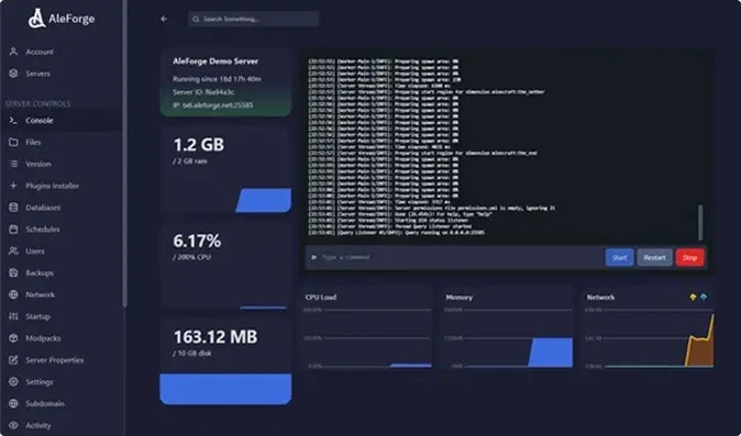 Server Dashboard
